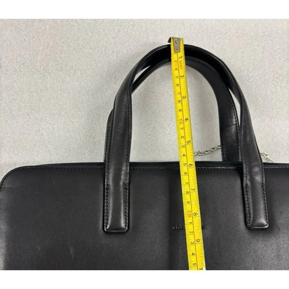 Levenger Everyday Black Laptop Bag with Handles